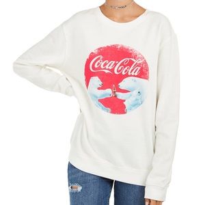 Coca Cola Bear Graphic Sweatshirt